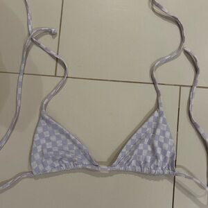 Frankie’s bikini - Tia checkered bikini top